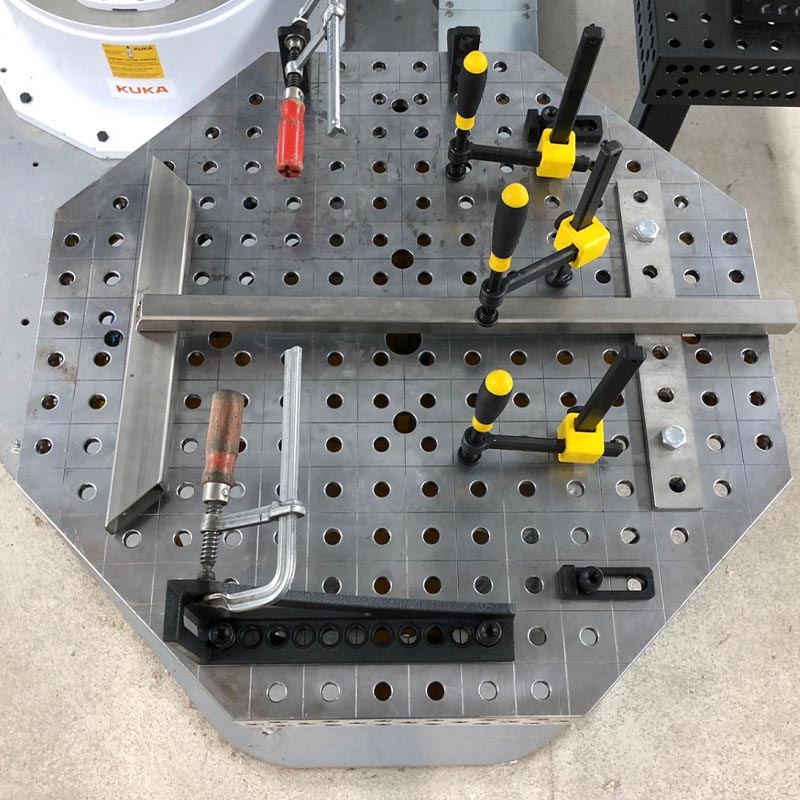 laser schweiss roboter platte